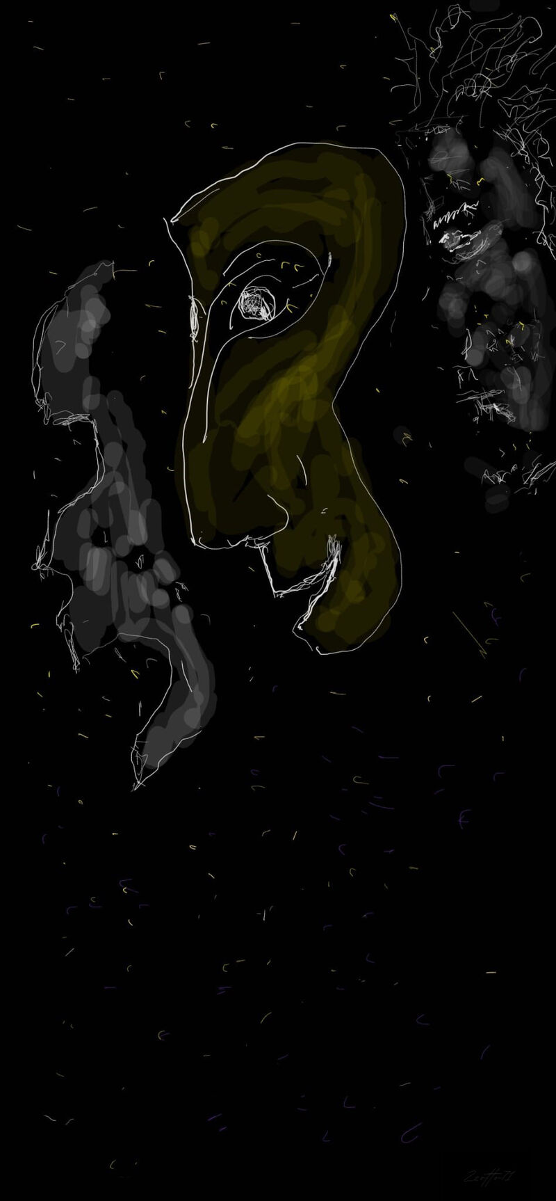 9724 La notte ne pozzo - a Digital Art by Zzotto71